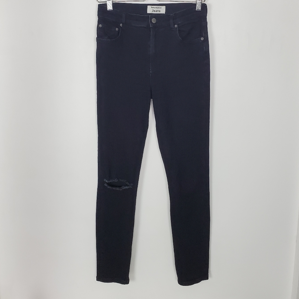 Reformation Serena High Skinny Jean Black - Picture 2 of 6